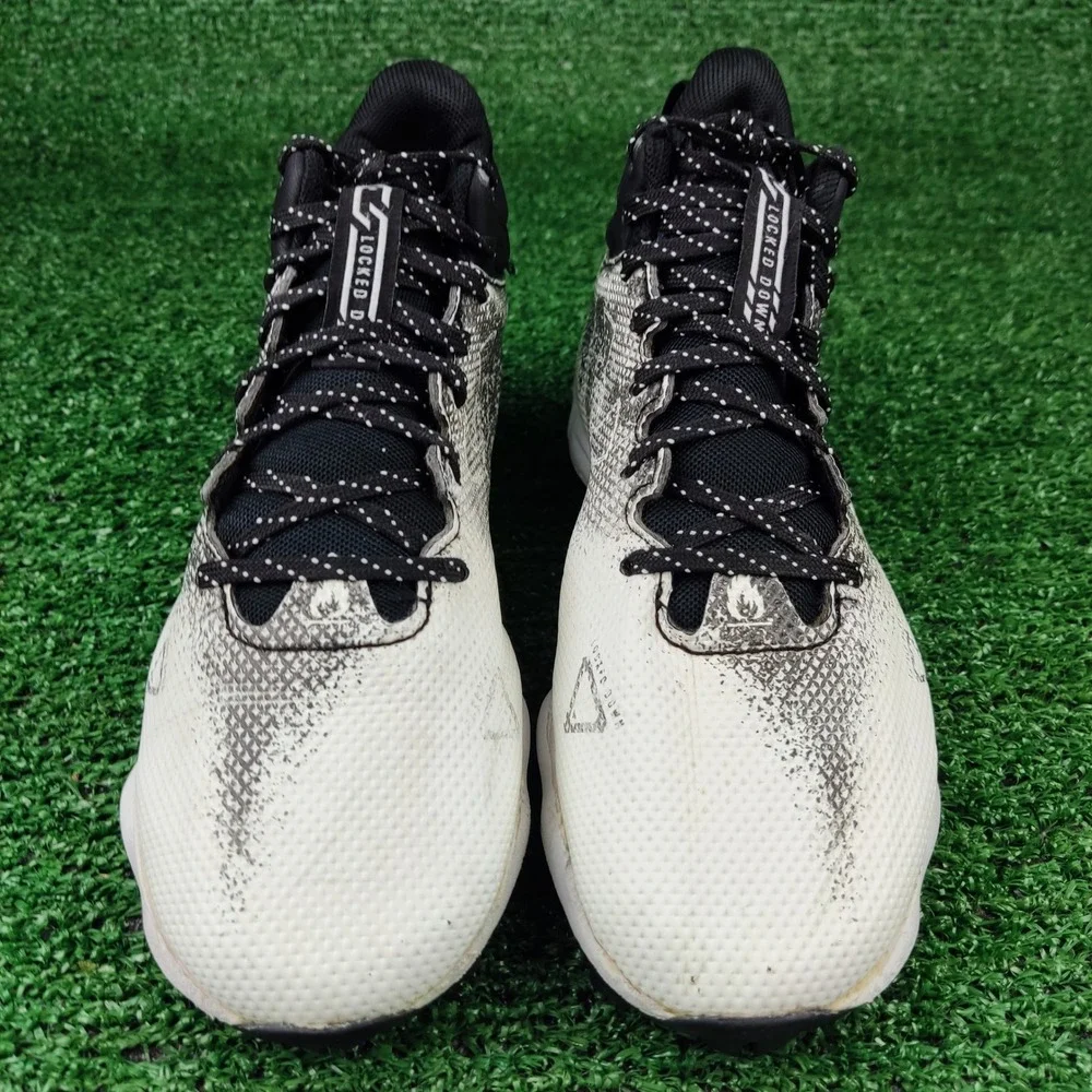 Under Armour Baseball Cleats Kid 4.5Y White Harper 7 Mid RM 3025087-001 Splatter